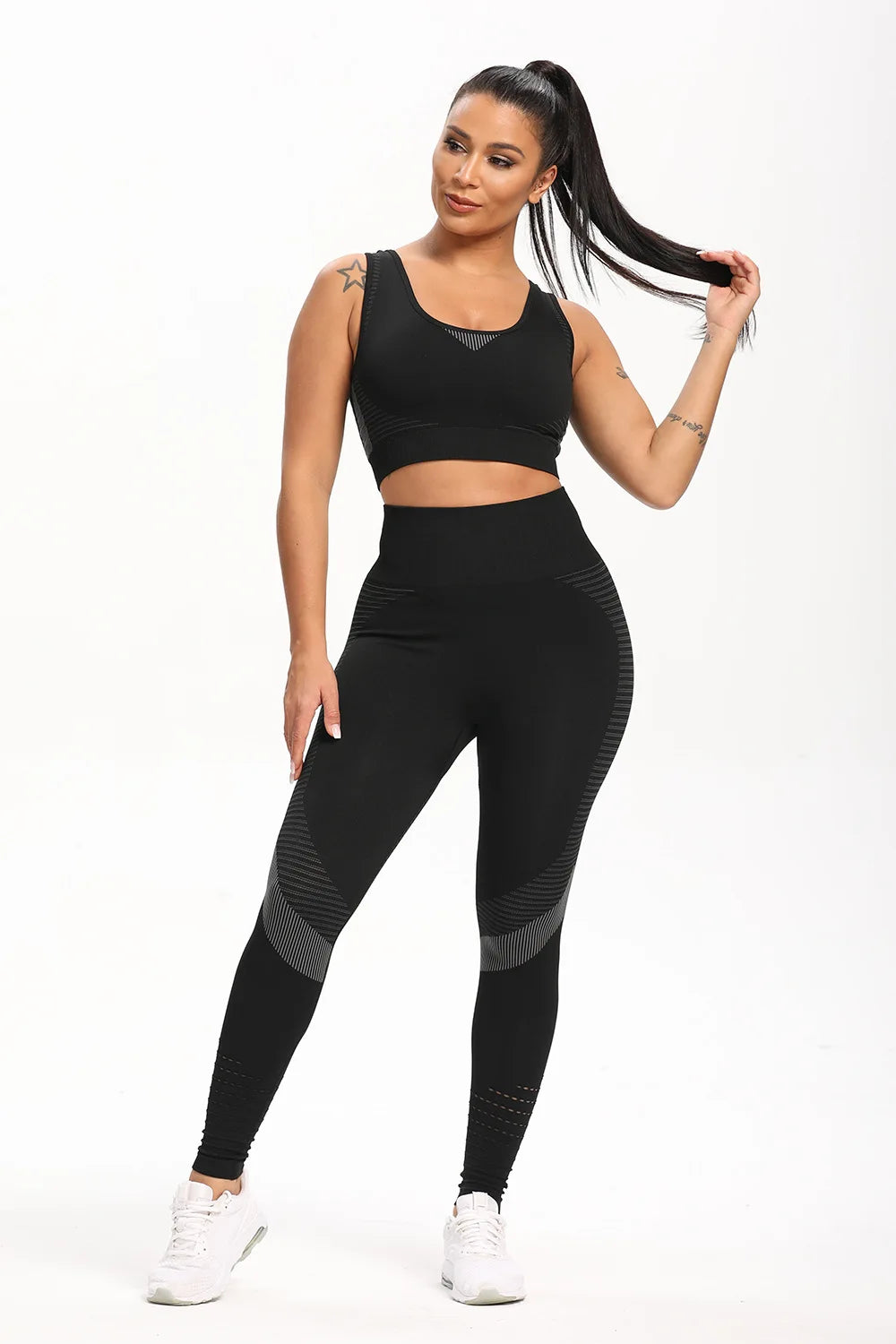 Legging Feminina ATHLOZ Seamless Sculpt – Definição, Conforto e Performance