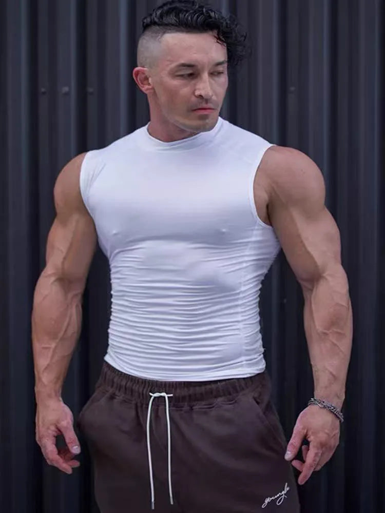 Regata Masculina Fitness Justa e Elástica