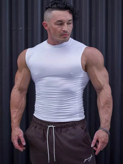 Regata Masculina Fitness Justa e Elástica