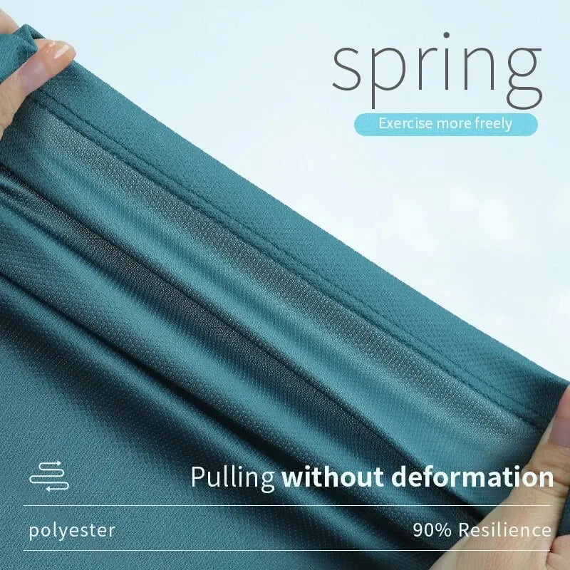 Conjunto Masculino Ice Silk Dry-Fit para Treino