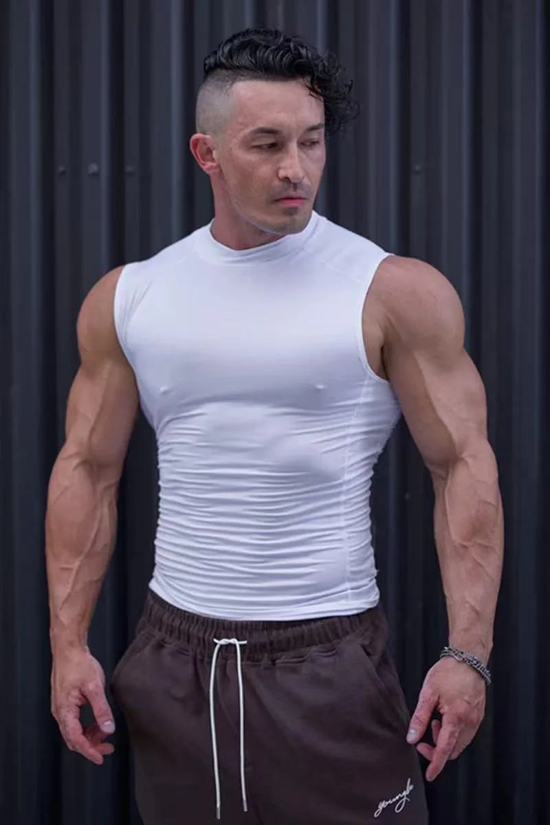 Regata Masculina Fitness Justa e Elástica