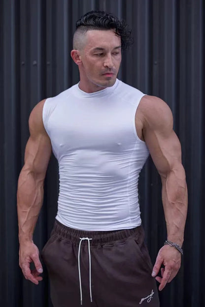 Regata Masculina Fitness Justa e Elástica