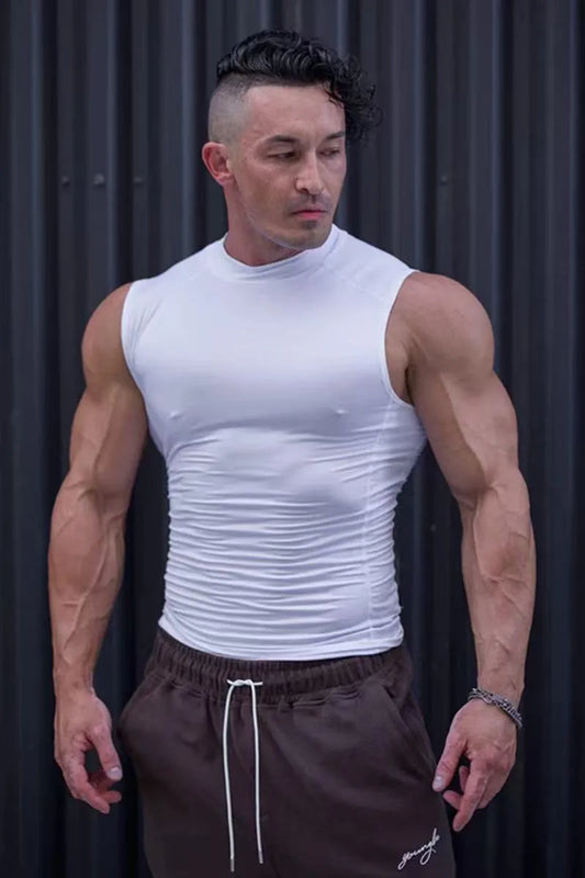 Regata Masculina Fitness Justa e Elástica