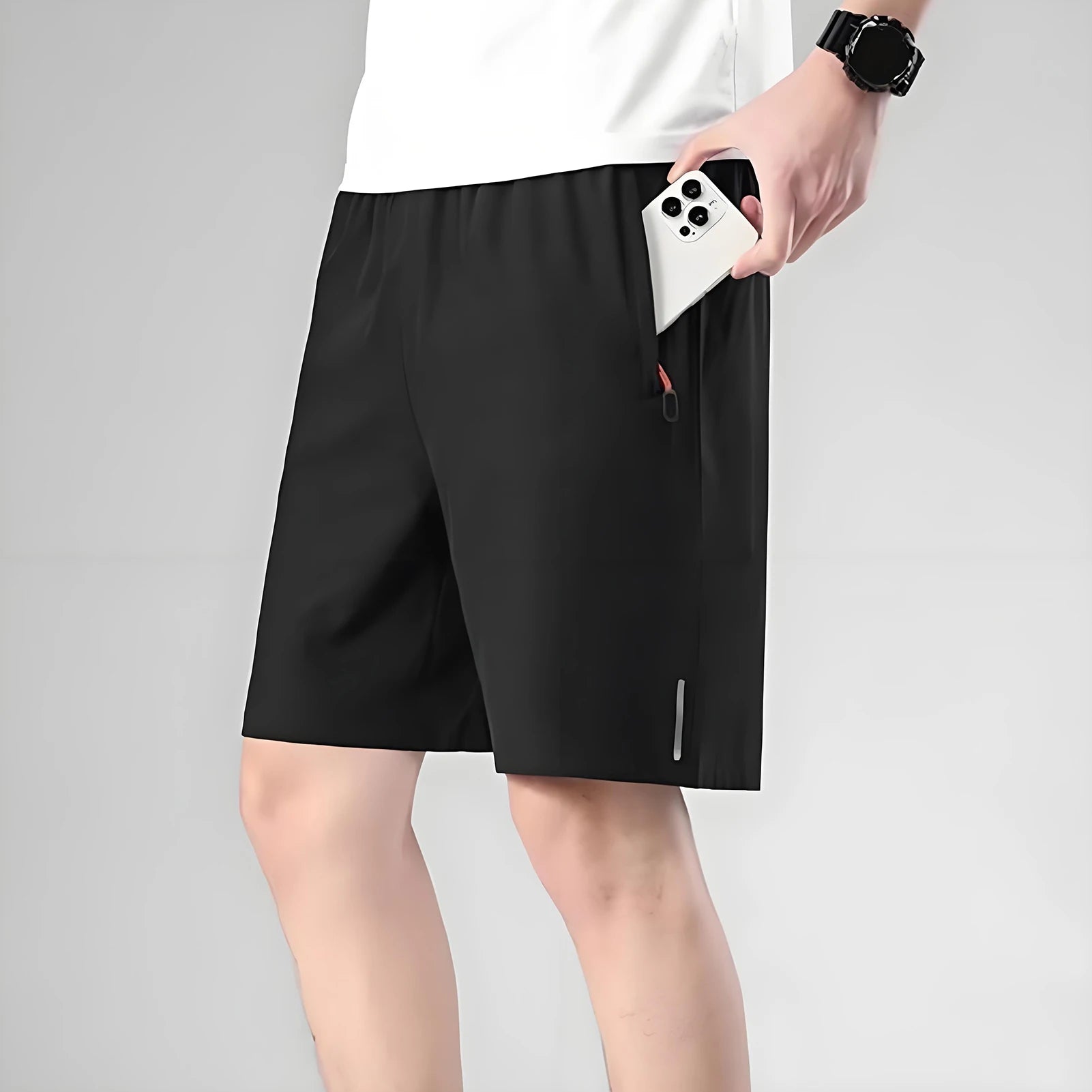 Shorts Masculino ATHLOZ Flex Casual – Conforto Inteligente para o Dia a Dia Ativo