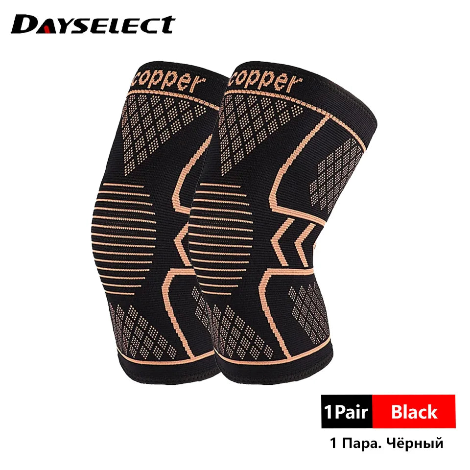 🦵 Joelheira Compressiva ATHLOZ com Fibra de Cobre