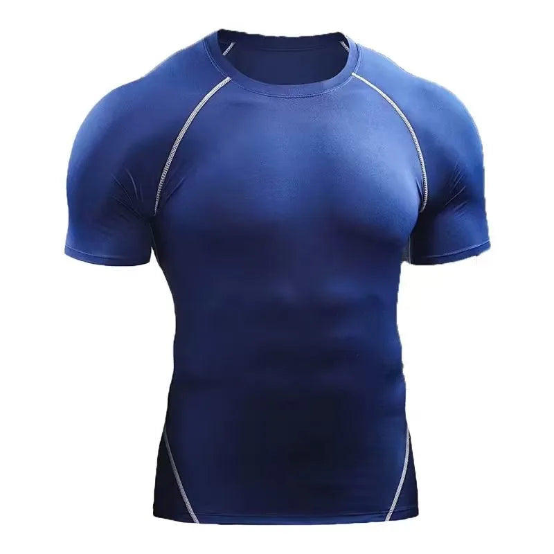 Camiseta Masculina ATHLOZ Dry-Fit Justa para Corrida e Treino