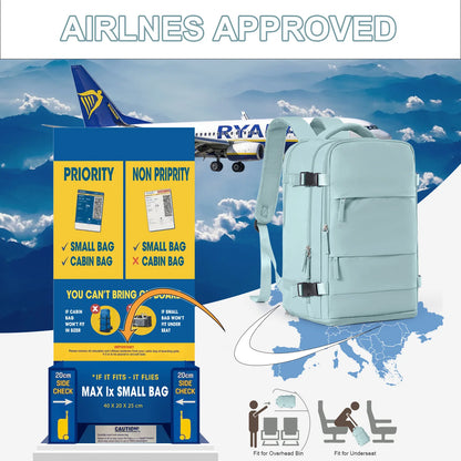 💼 Mochila de Viagem Impermeável Athloz 40x20x25