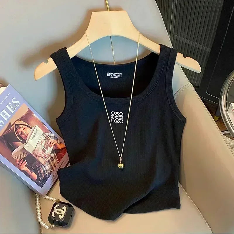 Top Fitness Feminino Premium com Bordado Personalizado