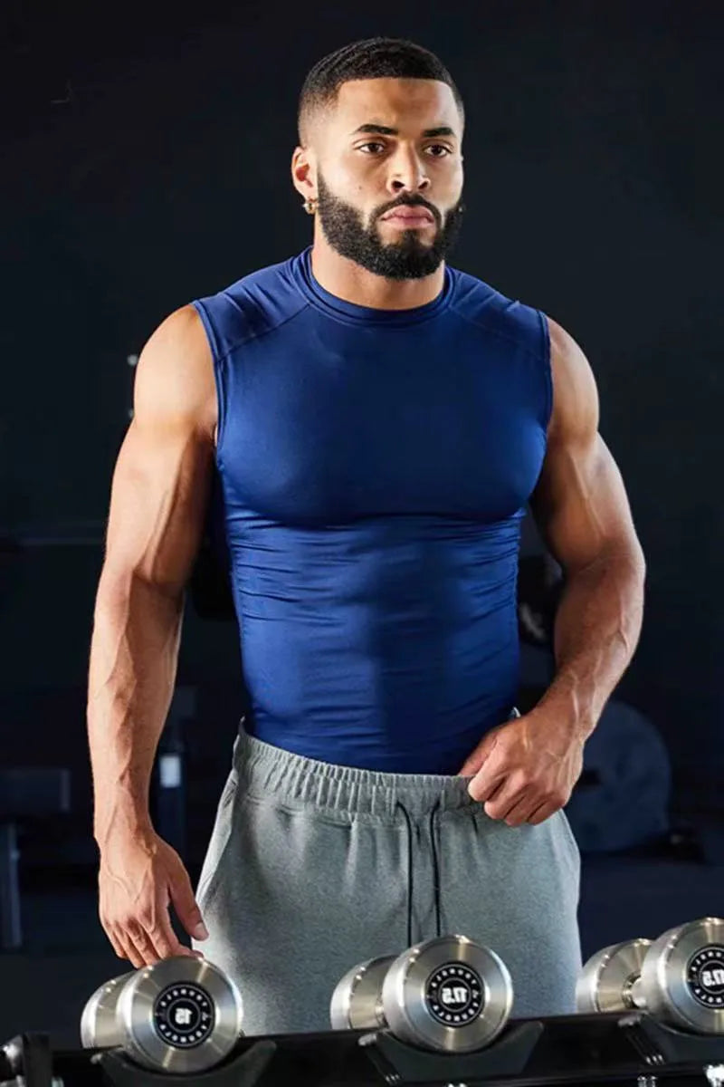 Regata Masculina Fitness Justa e Elástica