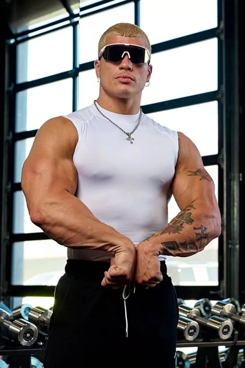 Regata Masculina Fitness Justa e Elástica