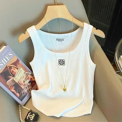 Top Fitness Feminino Premium com Bordado Personalizado