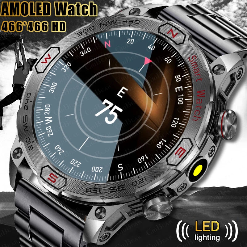 ⌚ Smartwatch ATHLOZ AMOLED GPS – Performance Inteligente