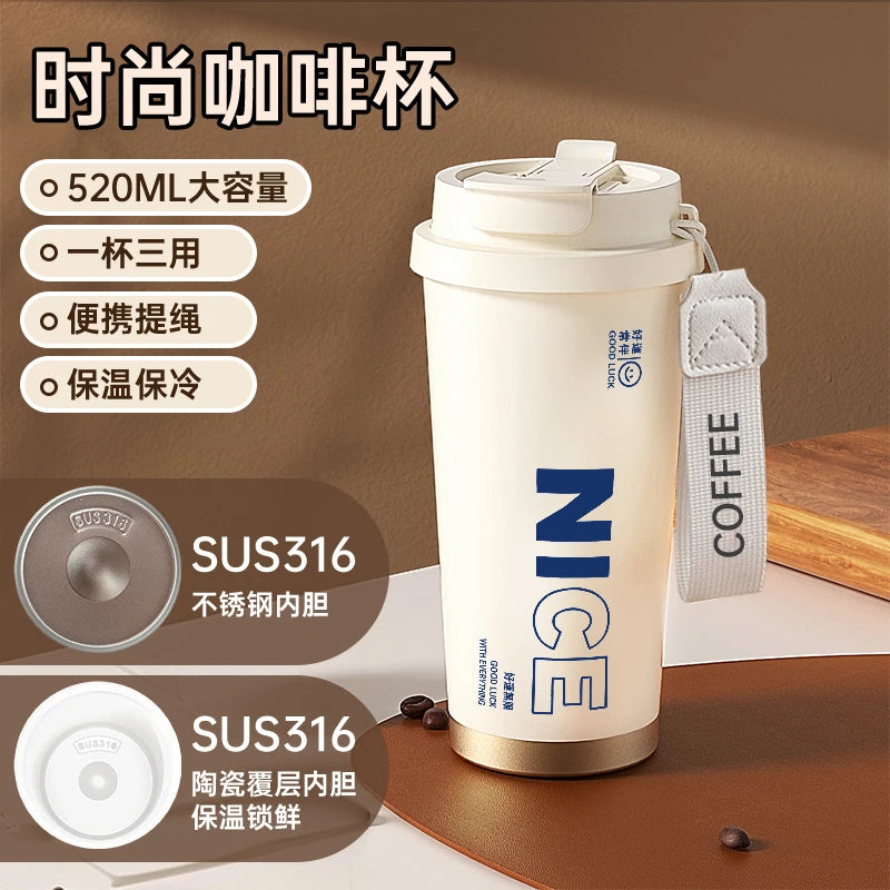 Kawaii Garrafa Térmica Portátil