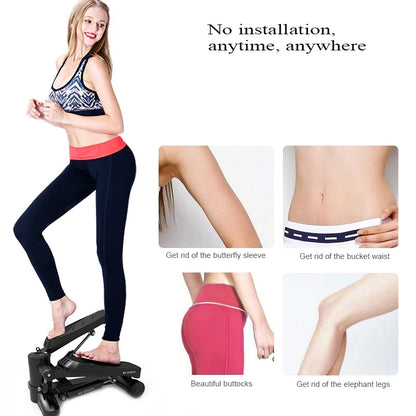 Mini Stepper Hidráulico para Casa – Pedal Fitness