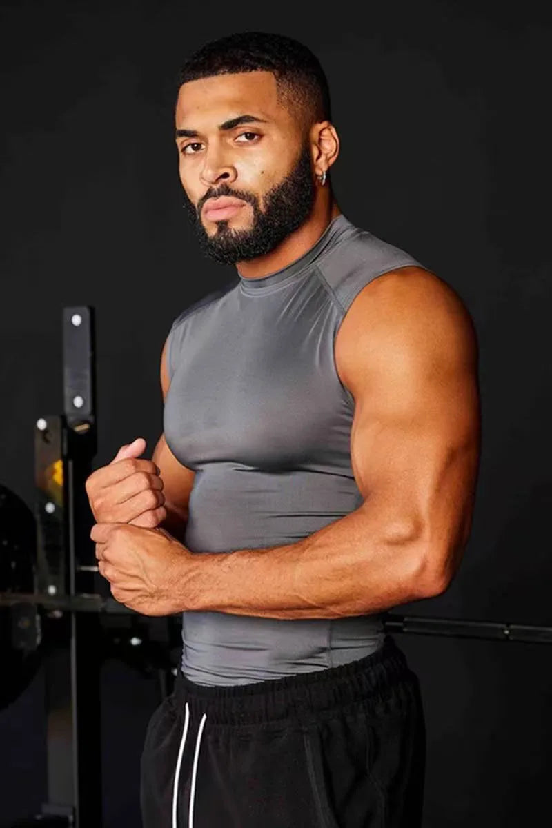 Regata Masculina Fitness Justa e Elástica