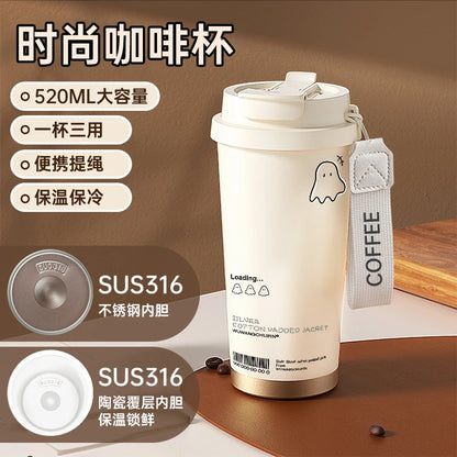 Kawaii Garrafa Térmica Portátil