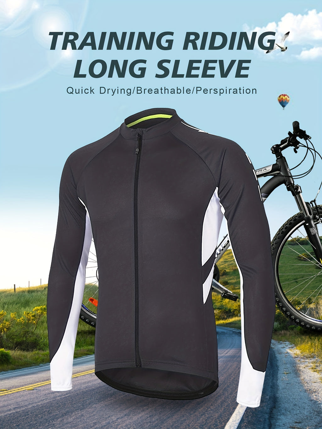 Camisa de Ciclismo Atholz Manga Longa: Performance e Conforto na Estrada